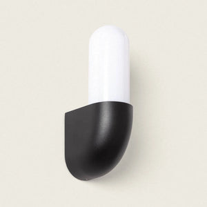 Buitenlamp druppel zwart gevel GU10 metaal