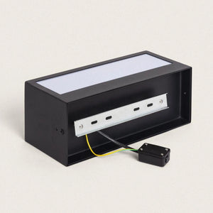 Buitenlamp opaal RVS zwart e27 32 cm