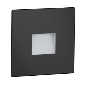 Trapverlichting Zwart vierkant binnen en buiten Warm wit 3000k 3 kleuren