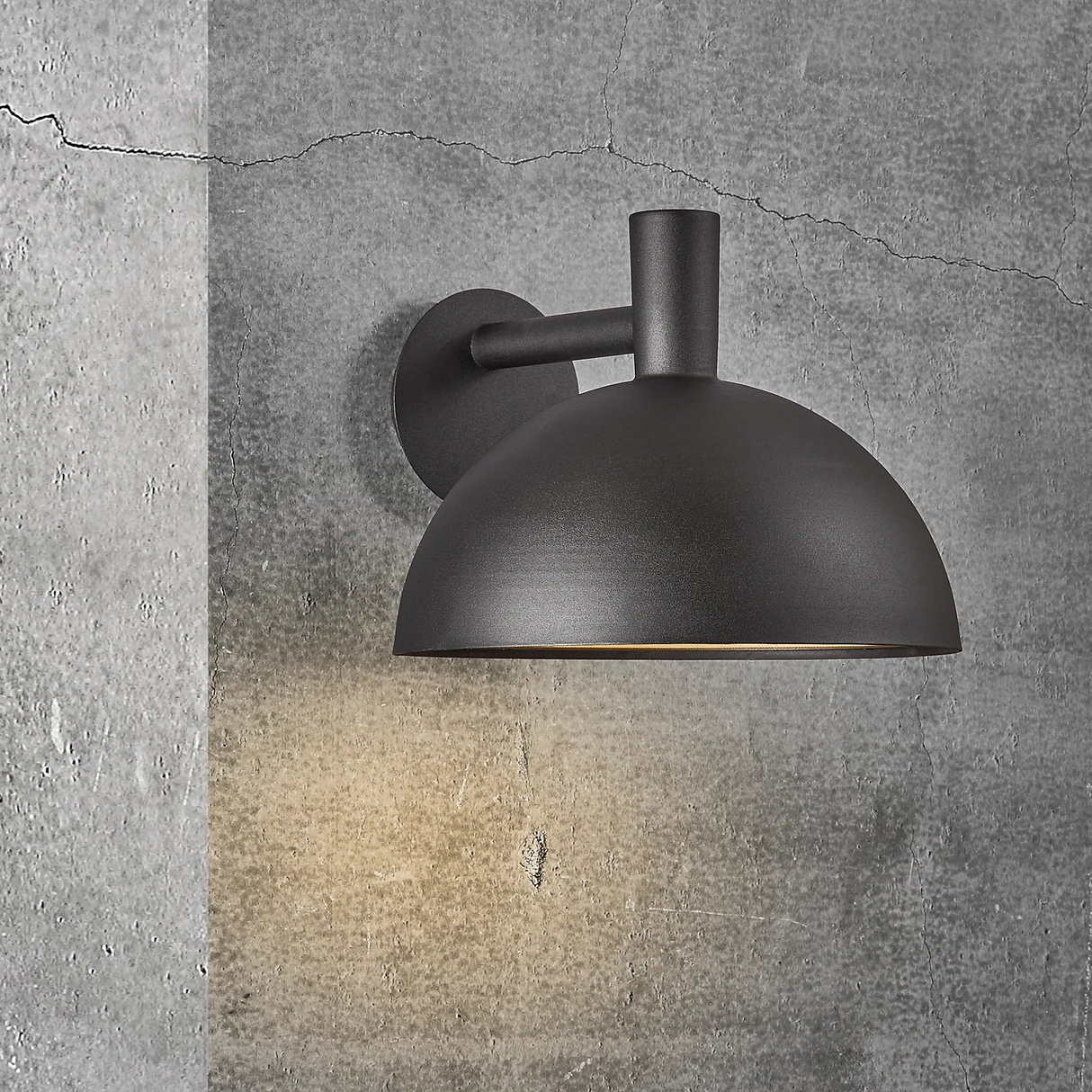 Buitenlamp downlighter Arki e27 zwart metaal 35 cm