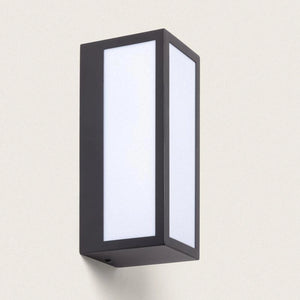 Buitenlamp opaal RVS zwart e27 32 cm