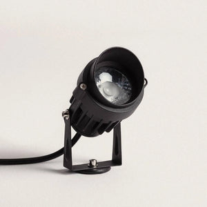 Grondspot zwart 12V easyfit 7W led 2700K warm wit