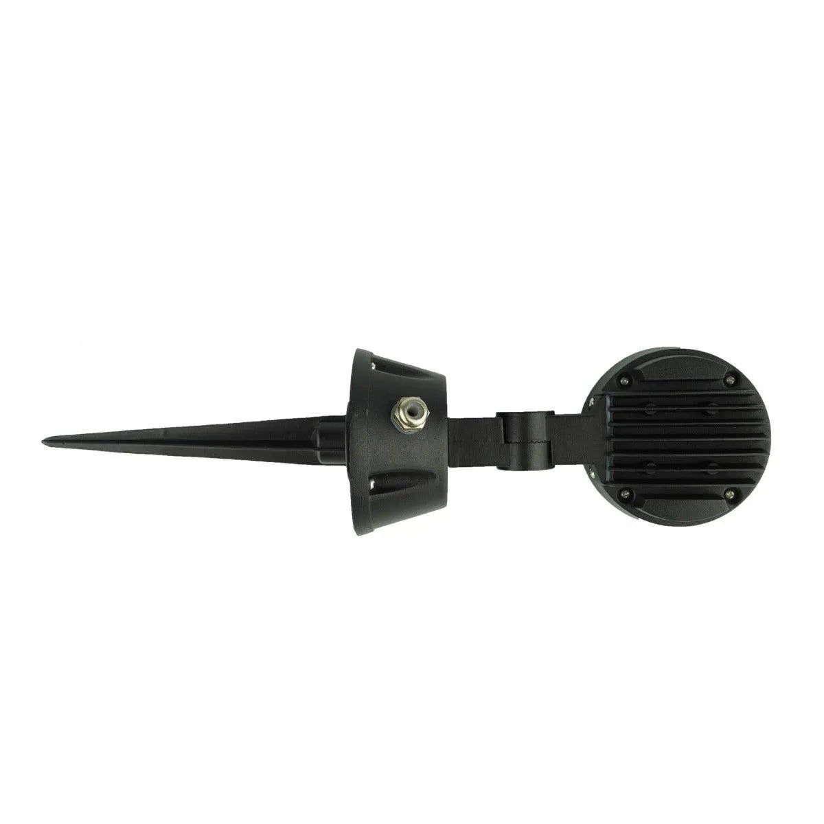Grondspot zwart 'Largo' 3W led lamp spike modern richtbaar - FOIR