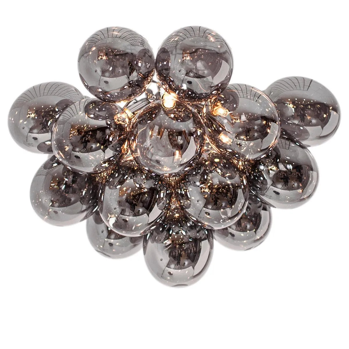 Rookglas led lamp glazen bollen modern
