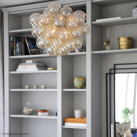 Grote hanglamp glas by rydens gross bar