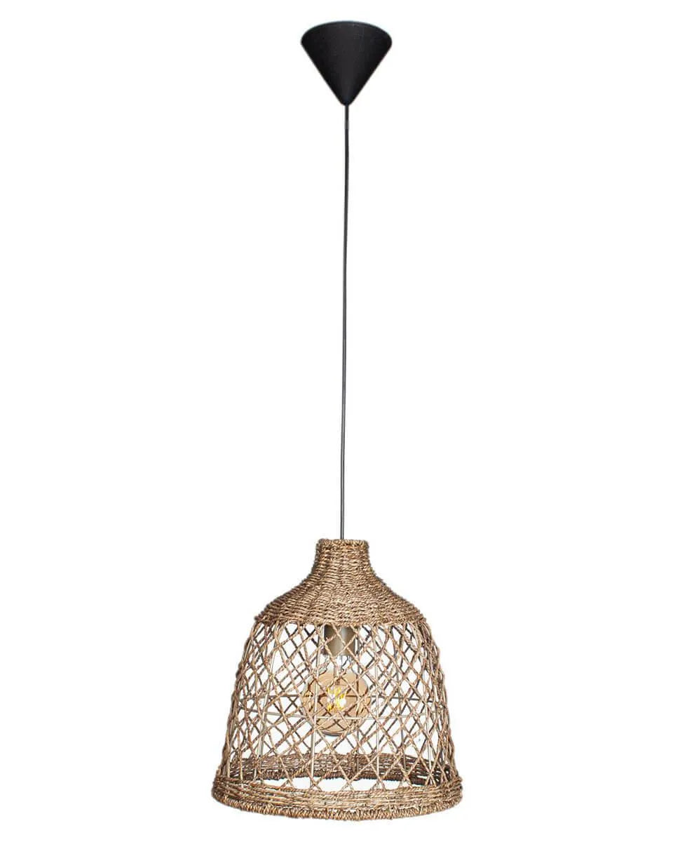 bruine rotan hanglamp designverlichting by rydens lucena