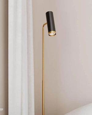 Vloerlamp By Rydens zwart en goud schakelaar gu10 fitting designverlichting 7391741008046 4100800-4002