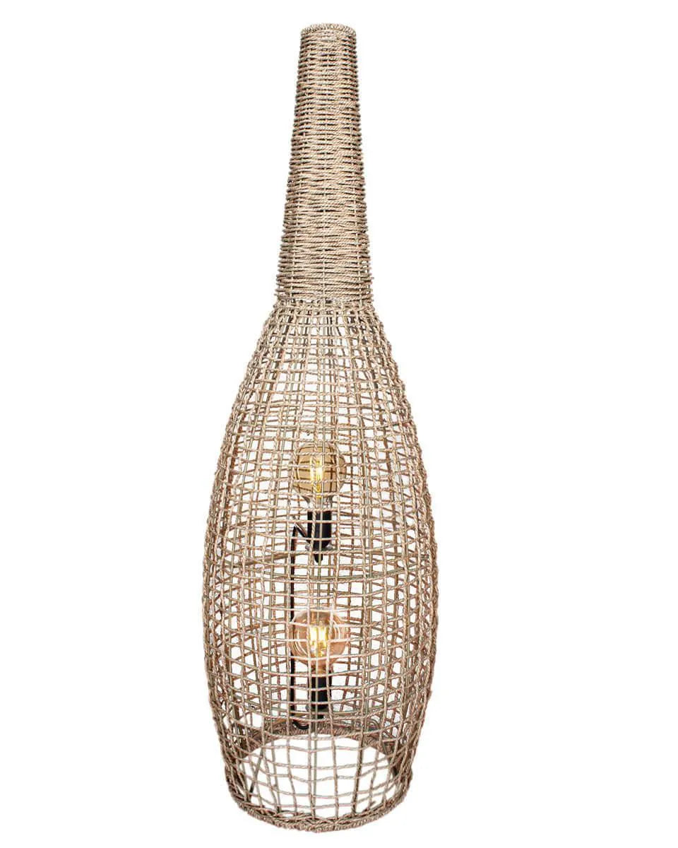 by rydens seagrass vloerlamp met schakelaar e27 fittingen 