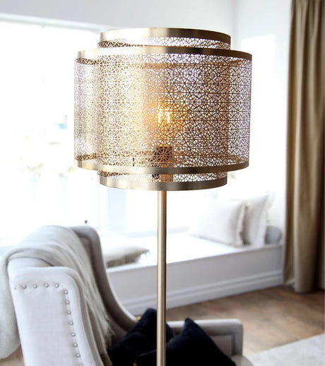 messing lamp 1Woonkamer lamp goud e27 fitting met stekker en schakelaar