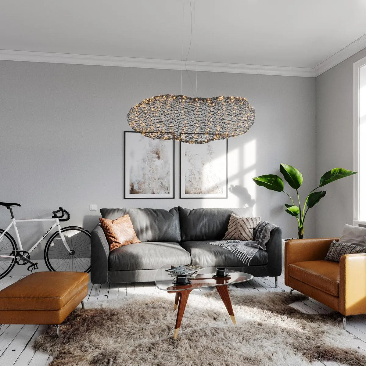 By rydens hayden led lamp wolk modern