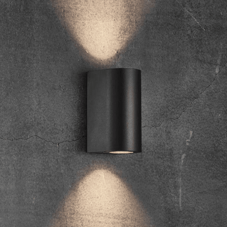 Gevelverlichting up & downlighter 'Canto Maxi 2' Nordlux zwart gevelverlichting GU10 17cm - FOIR