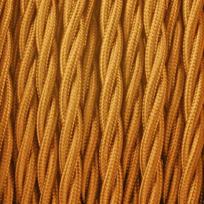 Keltisch goud gedraaide kabel.