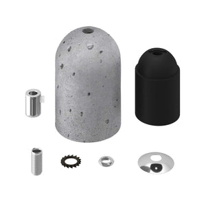 Cement Fitting e27 Grijs