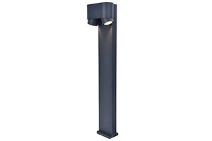 Staande tuinlamp donkergrijs met 2 GU10 fittingen 'Cypres' 75 cm - FOIR