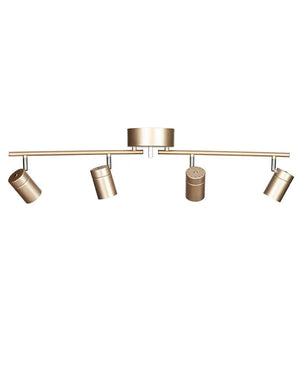 7391741007230 designverlichting goud plafondbar gu10 fitting verstelbaar 
