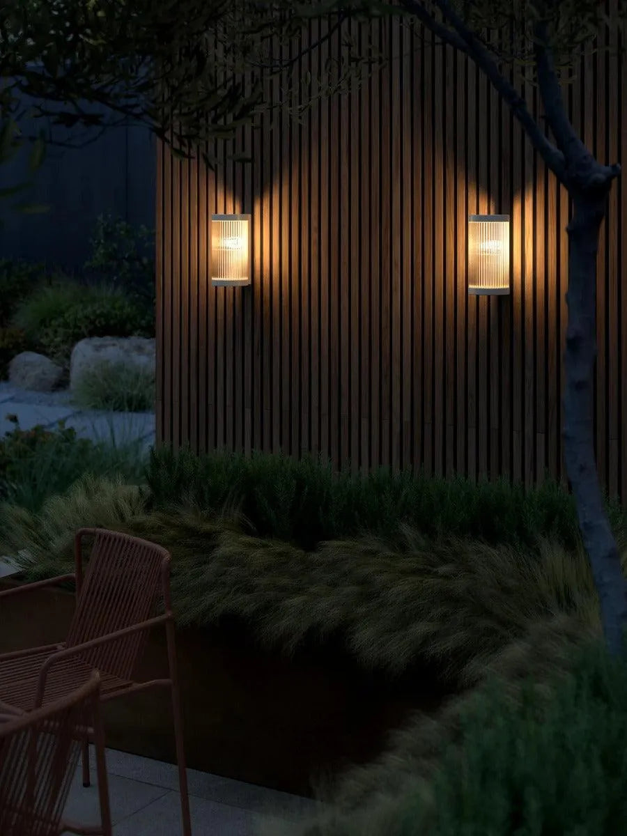 Gevelverlichting beige e27 fitting nordlux design wandlamp 