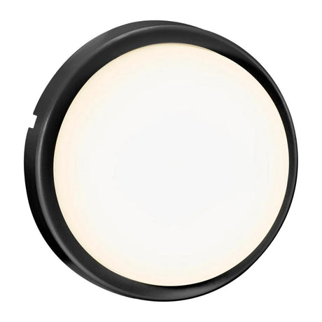 Nordlux 'Cuba Bright' VVE verlichting zwart buiten kunststof14W led 175mm - FOIR