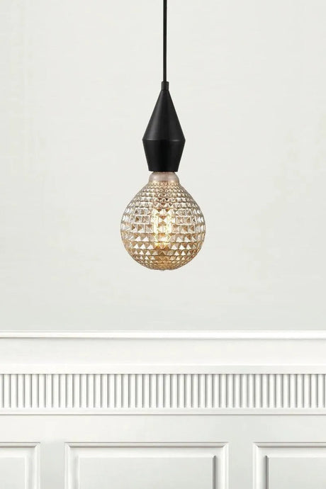 Deco E27 G125 LED lichtbron met smokeglas 200 lumen 2W 'Avra' - FOIR