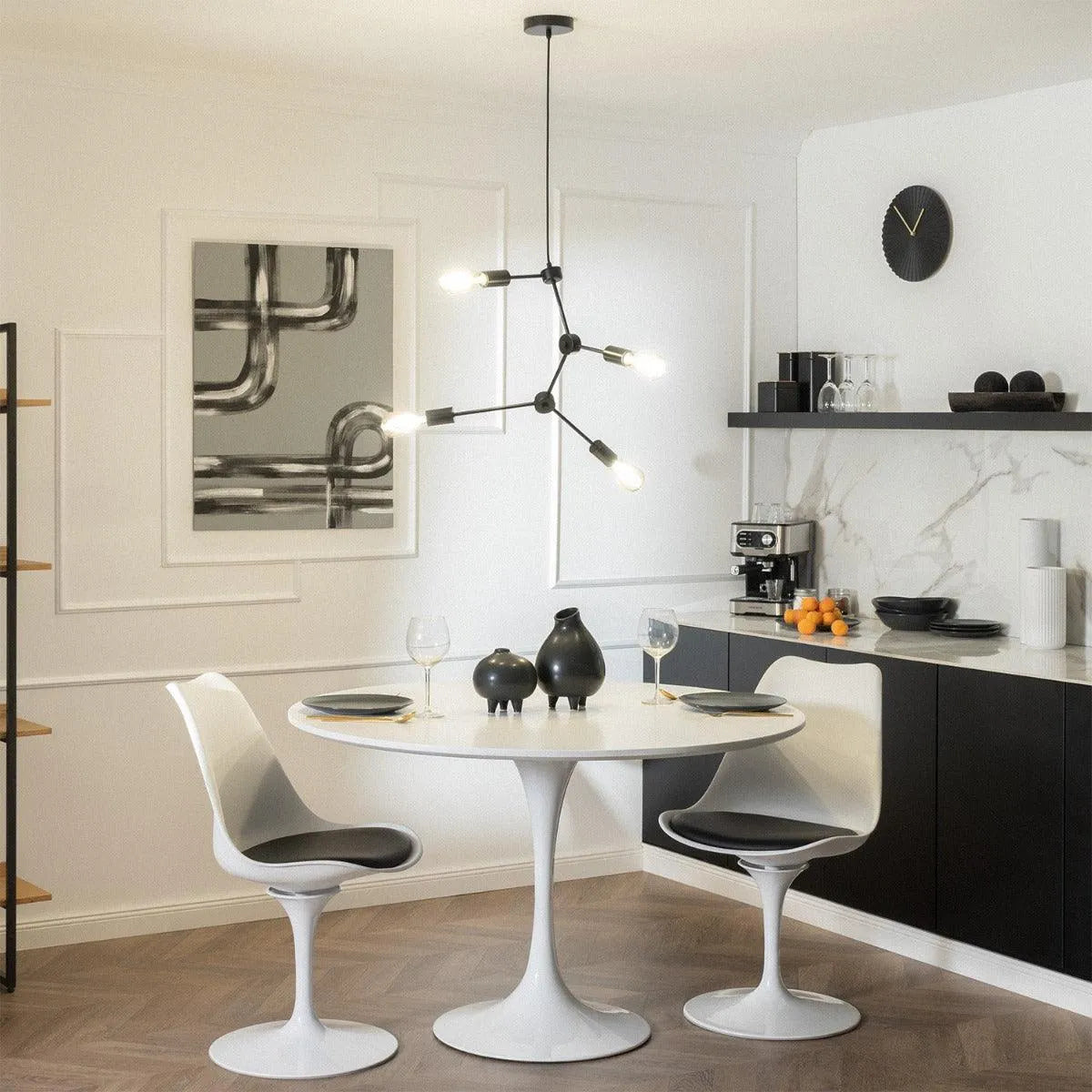 Hanglamp zwart e27 fitting modern verstelbaar