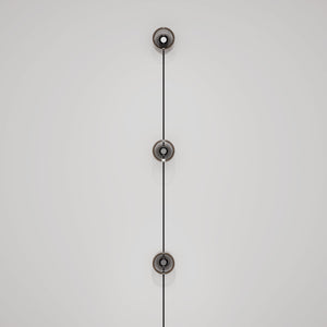 Wandlamp Design 3 spots Spostaluce Ghost rond led zwart