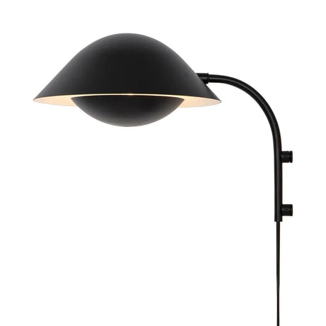 Nordlux Freya wandlamp zwart met schakelaar & E14 fitting 2213101003 - FOIR