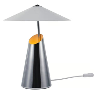 Tafellamp modern met E27 fitting stekker en schakelaar 'Taido' Dftp 38 cm - FOIR