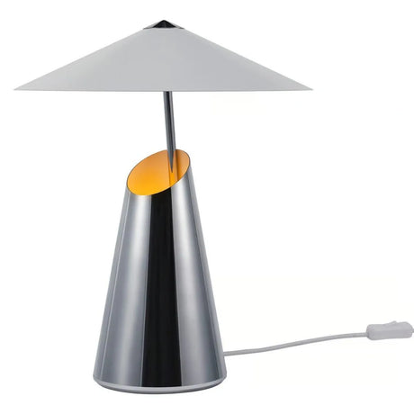 Tafellamp modern met E27 fitting stekker en schakelaar 'Taido' Dftp 38 cm - FOIR