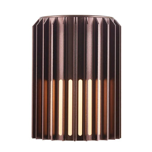 wandlamp donker messing e27 fitting designverlichting