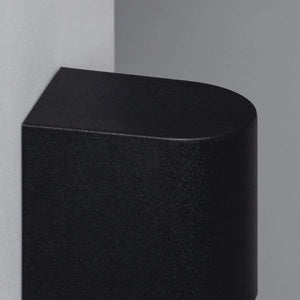 Buitenlamp zwart Downlighter 'Gaia' wandlamp GU10 IP44 90mm - FOIR