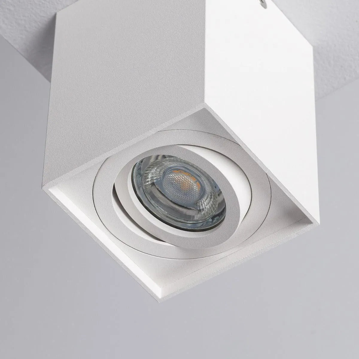 Verstelbare plafondspot vierkant led lamp gu10