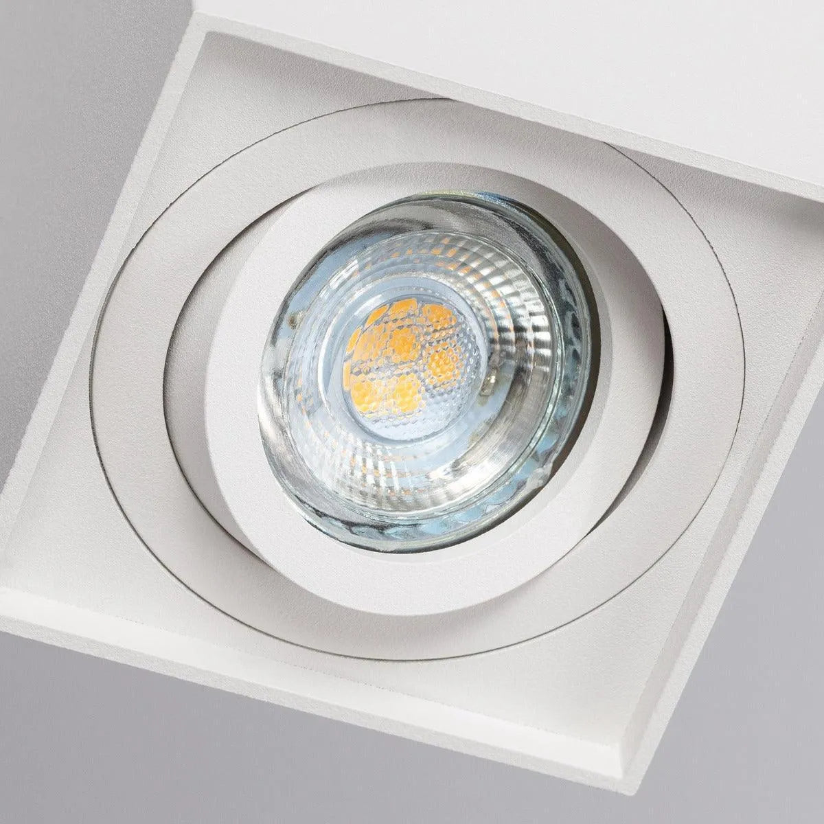 Vierkante led lamp spot modern gu10 verstelbaar