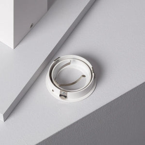 Vierkante spot gu10 led lamp wit metaal