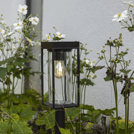 Lutec Flair staande tuinlamp solar met E27 fitting industrieel 76cm - FOIR