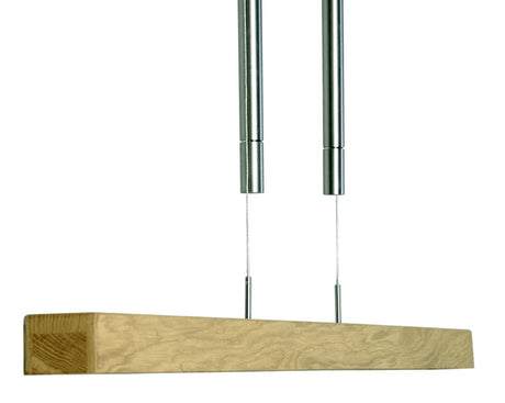 Herzblut hanglamp eiken hout modern warm wit 