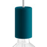 Buiten Fitting zwart rond ip65 met gladde afwerking siliconen