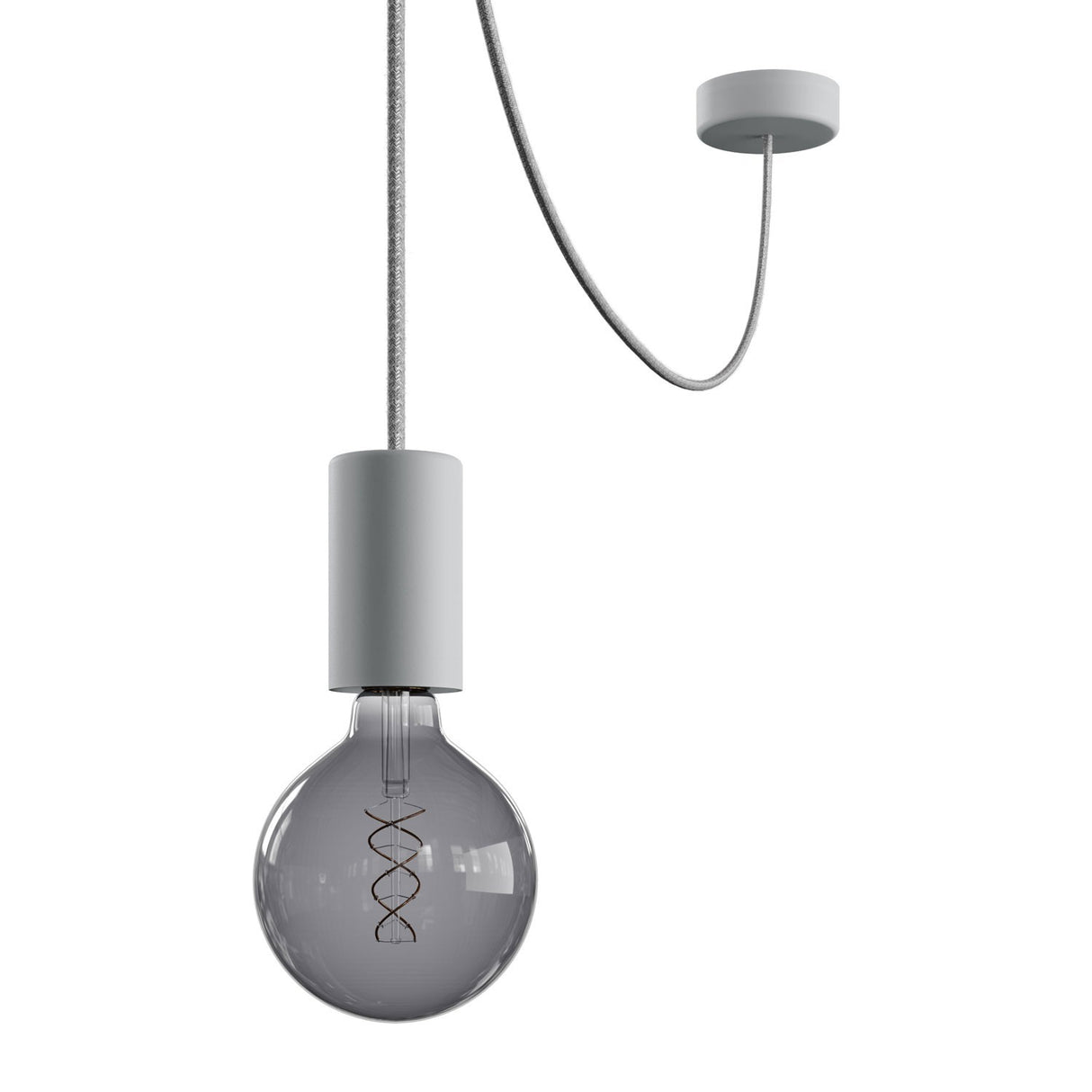 Hanglamp buiten glad IP65 e27 fitting 5 meter