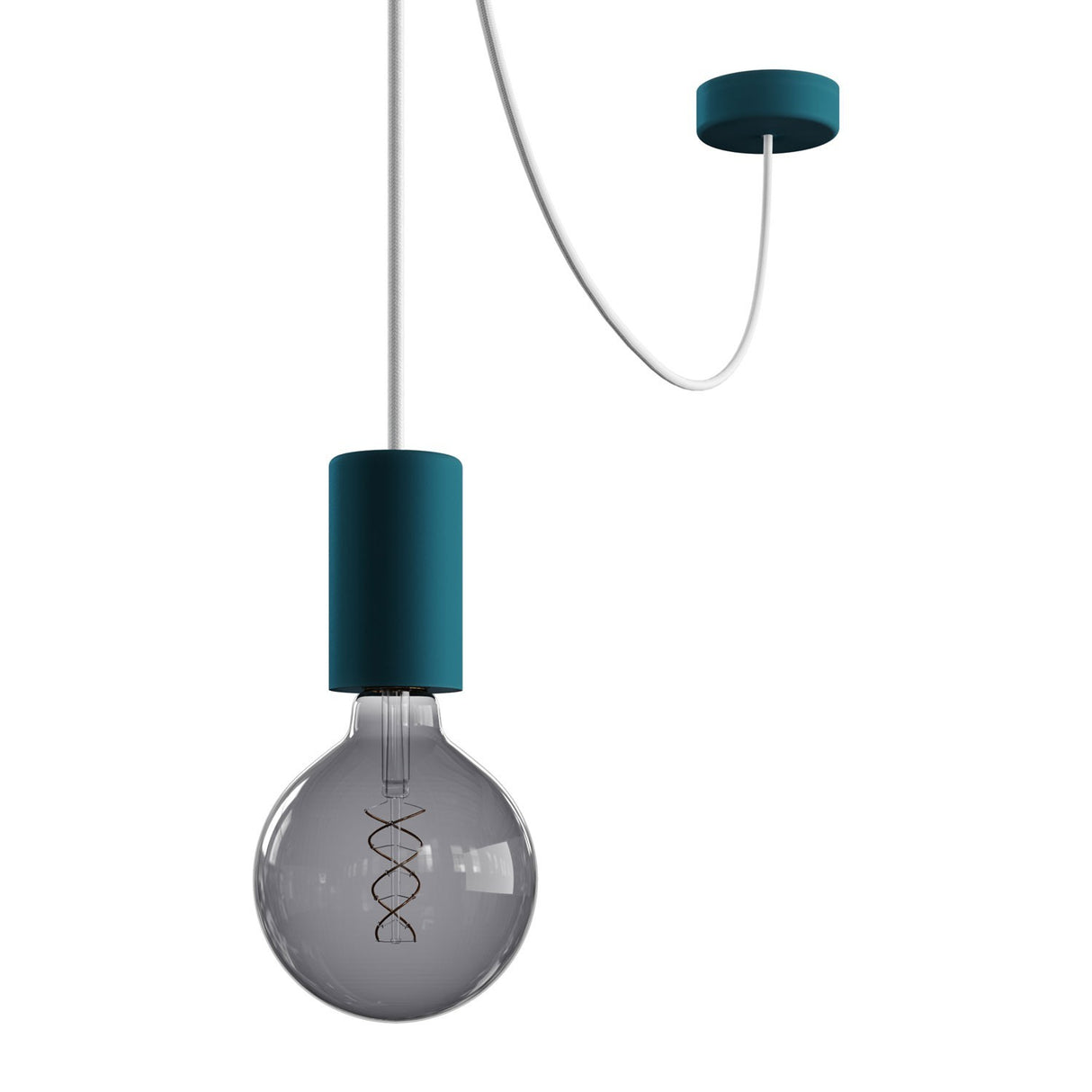 Hanglamp buiten glad IP65 e27 fitting 5 meter