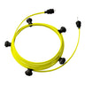Feestverlichting zwart 7.5m 5x E27 fitting