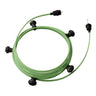 Feestverlichting zwart 7.5m 5x E27 fitting