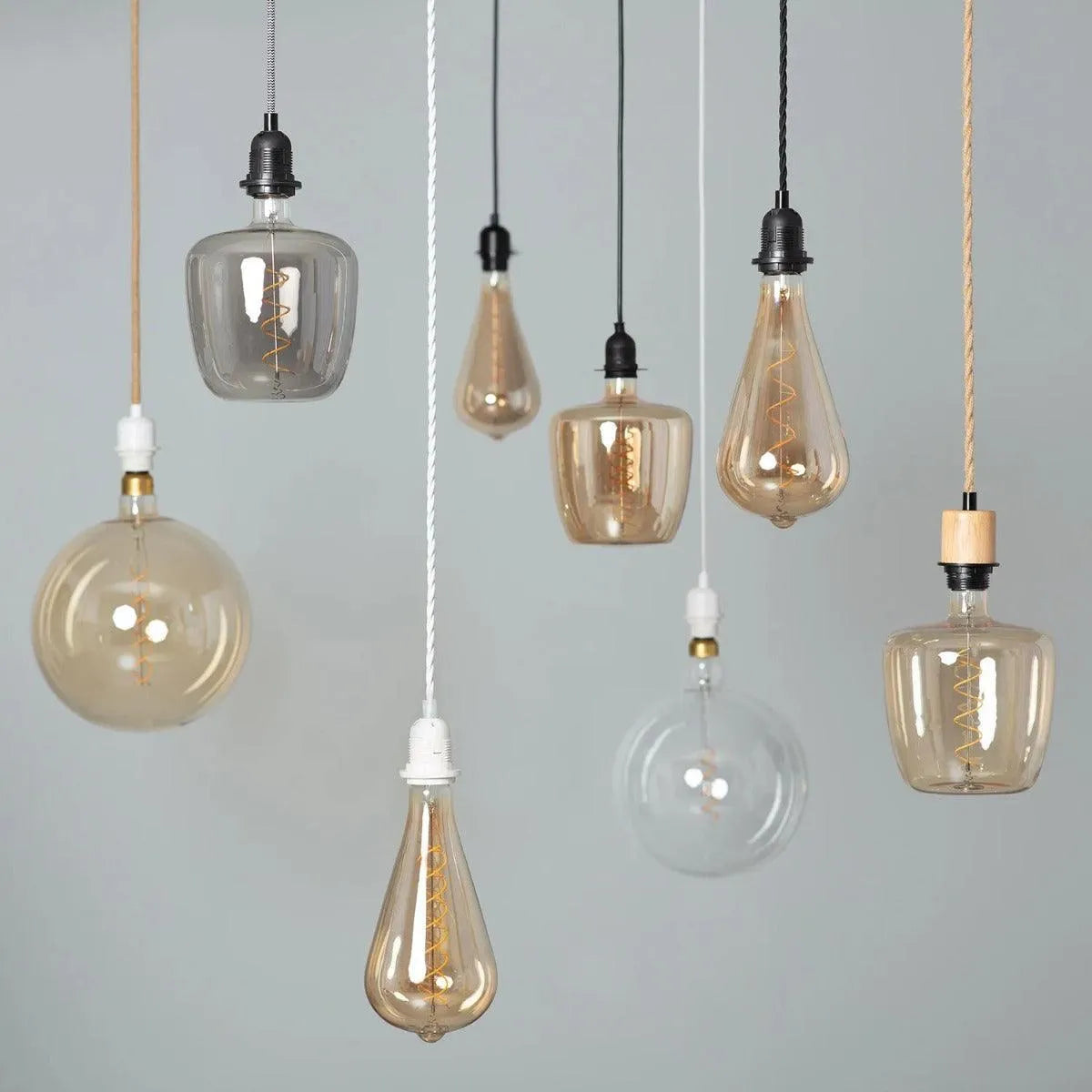 Lamp snoer met fitting led lamp strijkijzersnoer