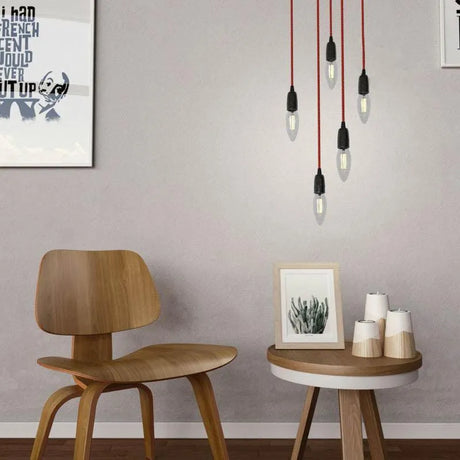 Fitting e14 modern glad porselein 