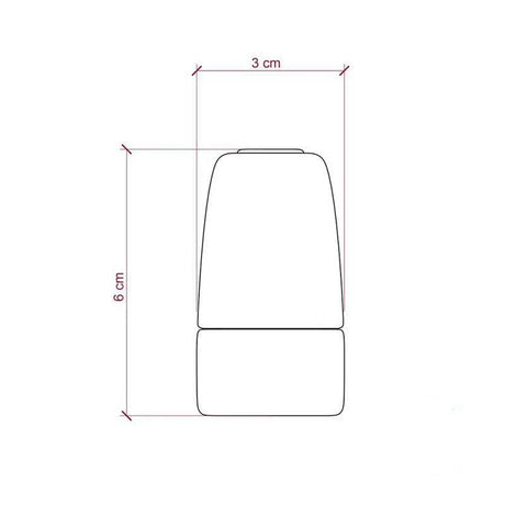 Porselein e14 fitting zwart glad kleine lamphouder - FOIR