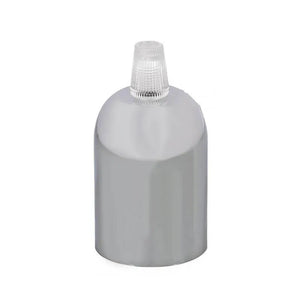 Fitting lamp chrome zilver e27