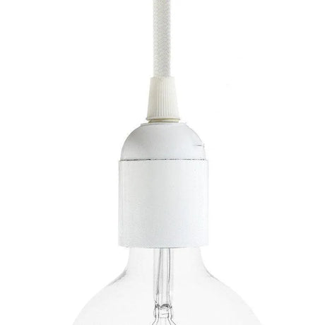 Fitting lamp wit rond e27 fitting glad