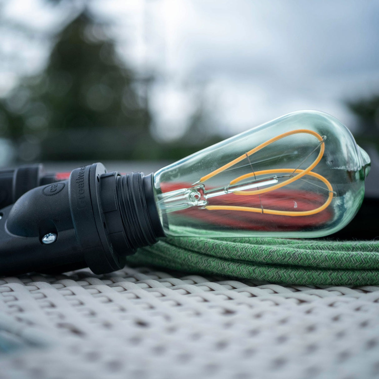 Hanglamp buiten IP65 EIVA 5 meter kabel compleet