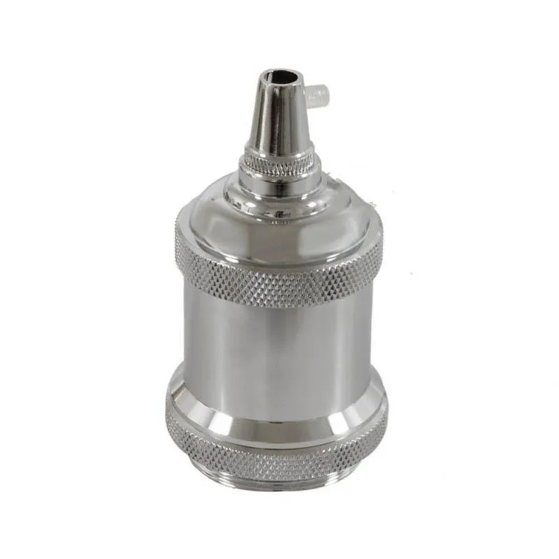 Fitting design e27 modern zilver industrieel
