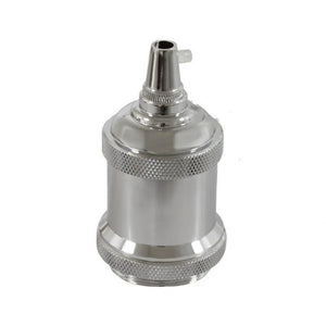 Fitting design e27 modern zilver industrieel
