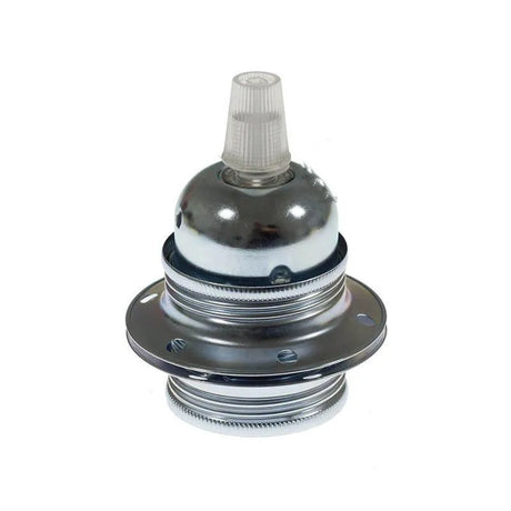 Fitting lamp zilver e27 met ringen design