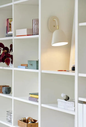 Wandlamp met schakelaar en E14 fitting fleur modern design