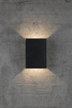 Zwart wandlampje nordlux fold 15 modern 